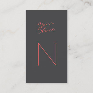 Groon Modern Script Visitenkarte