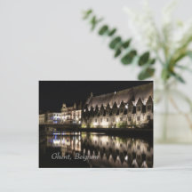 'Groot Vleeshuis', Gent, Belgien, Nachts