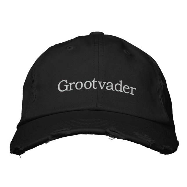 Grootvader bestickter Hut (Vorderseite)