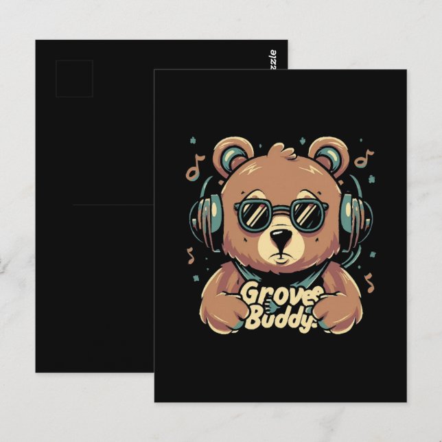 Groove Buddy Postkarte (Vorne/Hinten)