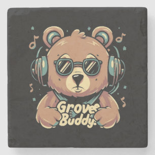 Groove Buddy Steinuntersetzer