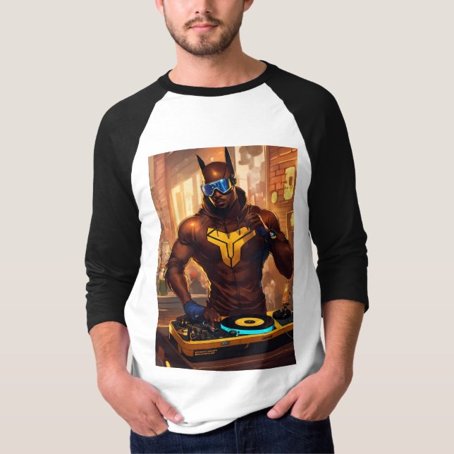 Groove en style avec notre T-shirt inspiré par DJ (Devant)