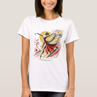 "Groove Girl: Dance & Beats T - Shirt Design"
