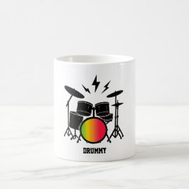 Groove Guardian Custom Drum Kit Personalisiert Verwandlungstasse