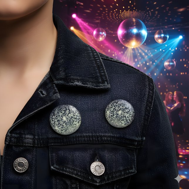 Groove in Style: Retro Disco Ball Button (Von Creator hochgeladen)