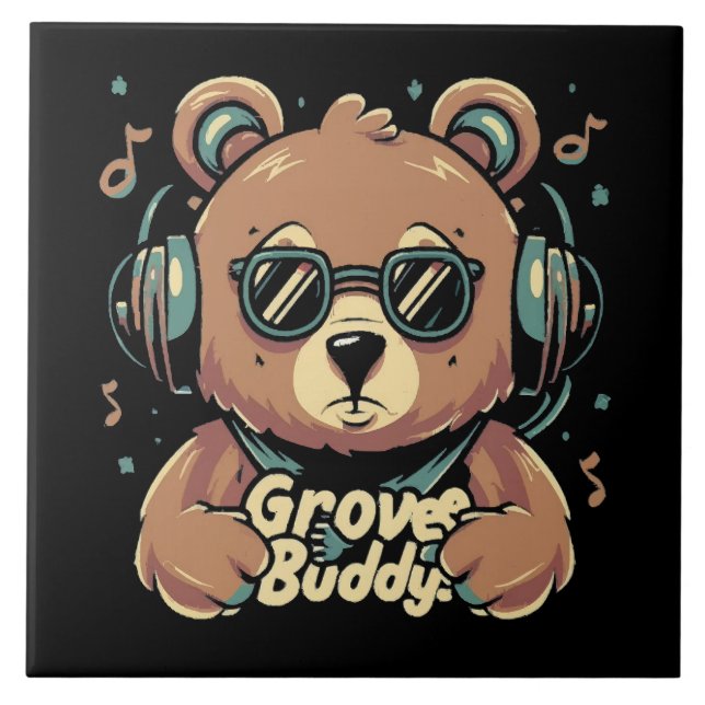Groove-Kumpel Fliese (Vorderseite)