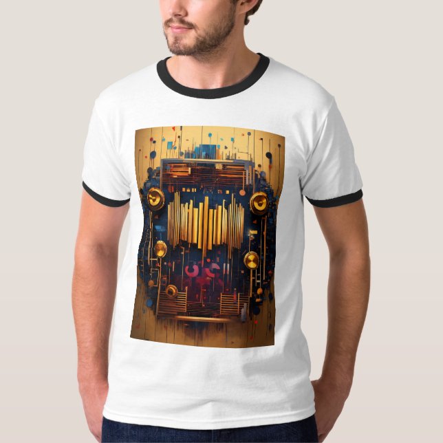 "Groove Master Men's T - Shirt: Das Digitale verkö T-Shirt (Vorderseite)