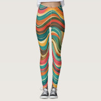 Groove Waves 70er Psychedelic Line Muster