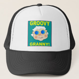 Groovey Granny Cartoon Truckerkappe