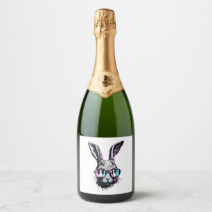 Groovi Rabbit Sonniges Gesicht mit Sonnenbrille Os