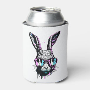 Groovi Rabbit Sonniges Gesicht mit Sonnenbrille Os Dosenkühler