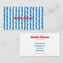 groovige funky weiche Visitenkarte