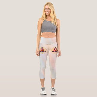 groovige Meditationsenergie Capri Leggings
