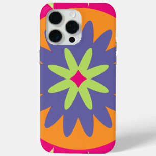 Groovige Retro-Botanik-Muster-Kunst Case-Mate iPhone Hülle