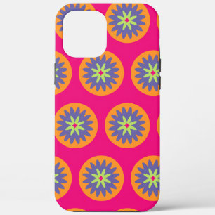 Groovige Retro-Botanik-Musterkunst Case-Mate iPhone Hülle