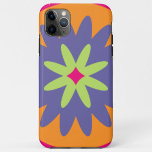 Groovige Retro-Botanik-Musterkunst Case-Mate iPhone Hülle