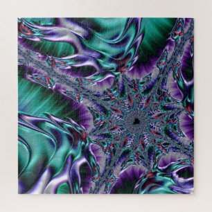 Groovige trippige funky psychedelische Fraktal-Kun