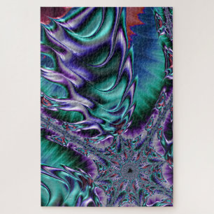 Groovige Trippy Funky psychedelische Fraktal-Kunst