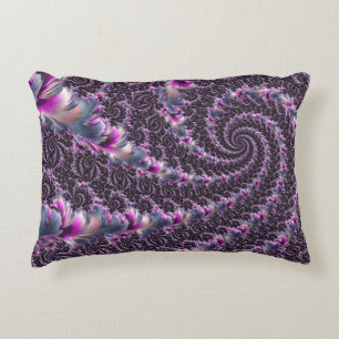 Groovige Trippy Funky psychedelische Spiral-Frakta Dekokissen