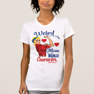 Groovige verrückte Mütter bilden Charakter heraus T-Shirt