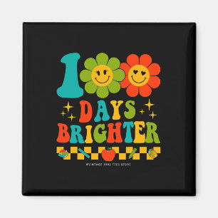 Groovy 100 Days of School Rainbow 100 Days Brighte Magnet