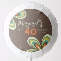 Groovy 40. Geburtstag Party 70er Hippie Blume