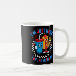 Groovy 4. Juli Hot- Dog Ich bin nur für die Kaffeetasse