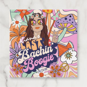 Groovy 70er Bachelorette Last Bachin' Boogie ID929 Geschenkanhänger