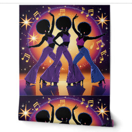Groovy 70er Disco Dance Party Peel and Stick Tapete