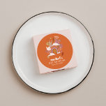 Groovy 70er Hippie Peace Orange Bat Mitzvah Custom Runder Aufkleber<br><div class="desc">Groovy 70er Retro Hippie Peace Orange Bat Mitzvah Custom Classic Round Sticker</div>