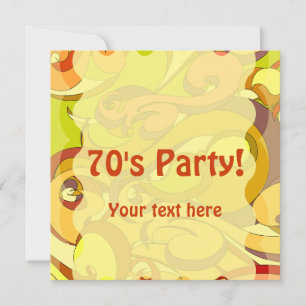 Groovy 70er Stationary Mitteilungskarte