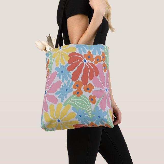 Groovy 70er Vintag Blume Power Tasche (Von Nahem)