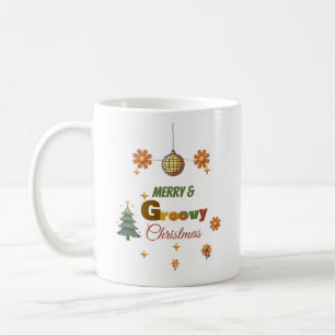 Groovy 70er Weihnachtsfeier Kaffeetasse