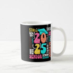 Groovy Abiturklasse 2025 Senior 2025 Abschluss Rüc Kaffeetasse