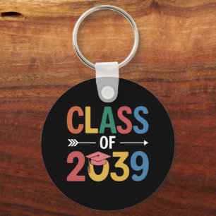 Groovy Abschlussklasse 2039 Abiturient 2039 Schlüsselanhänger