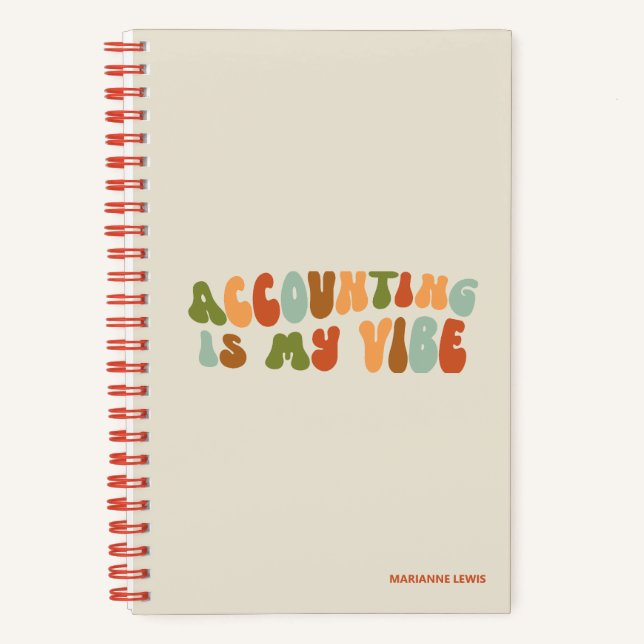 Groovy Accounting ist mein Lebenslauf, CPA, Buchha Notizbuch (Vorderseite)
