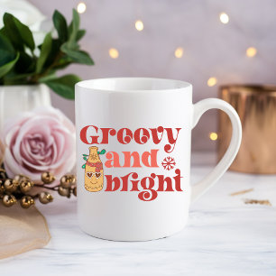 Groovy and Bright Drink Coffee Tasse