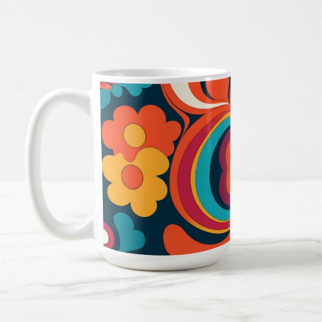 Groovy Art Coffee Tasse (Links)