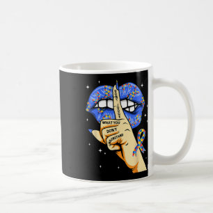 Groovy Autismus Awareness nicht beurteilen, was du Kaffeetasse