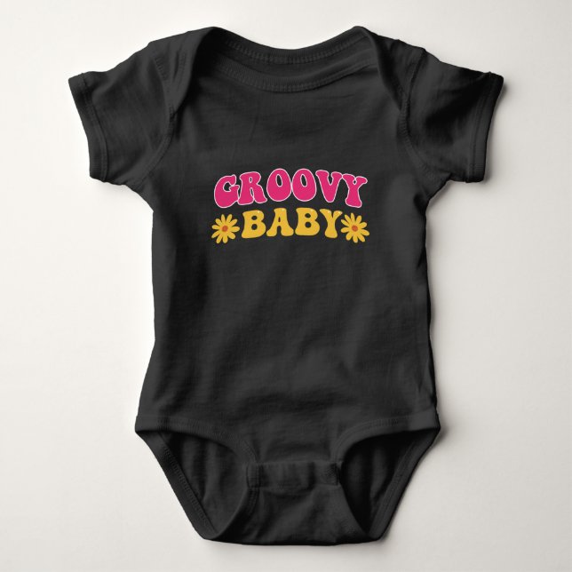 Groovy Baby Bodysuit Baby Strampler (Vorderseite)