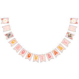 Groovy Baby Bunting Banner | Groovy Shower Banner