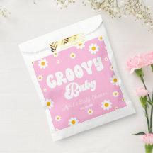 Groovy Baby Daisy Blume Floral Pink Babydusche