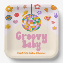 Groovy Baby Retro 70's Disco Ball Baby Dusche