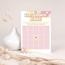 Groovy Baby Shower, Boho Retro, Vibe Games der 70e
