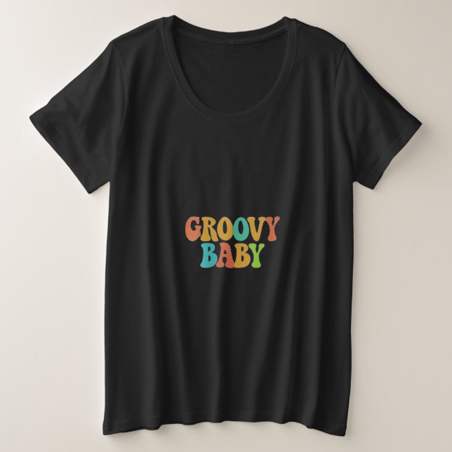Groovy Baby T-Shirt Design (Design vorne)