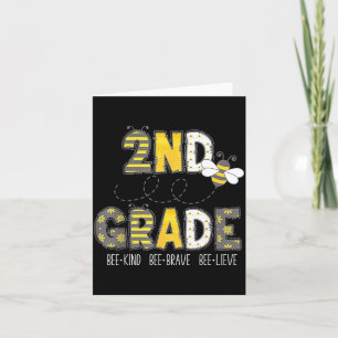 Groovy Bee Kind 2. Klasse erster Tag der Zweiten Karte