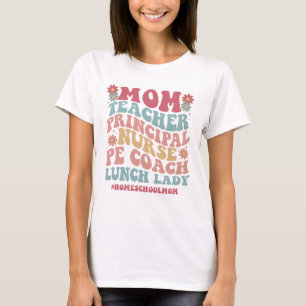 Groovy Behalt Homeschool Weird Shirt, CC Mom T-Shirt