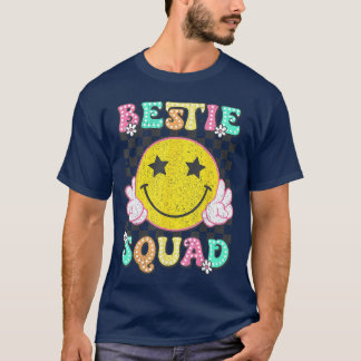 Groovy Bestie Squad beste Freunde passendes Mädche T-Shirt