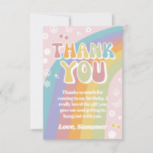 Groovy Birthday Danke-Karte | Groovy Vielen Dank