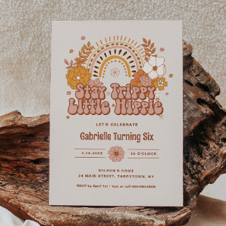 Groovy Birthday Einladung